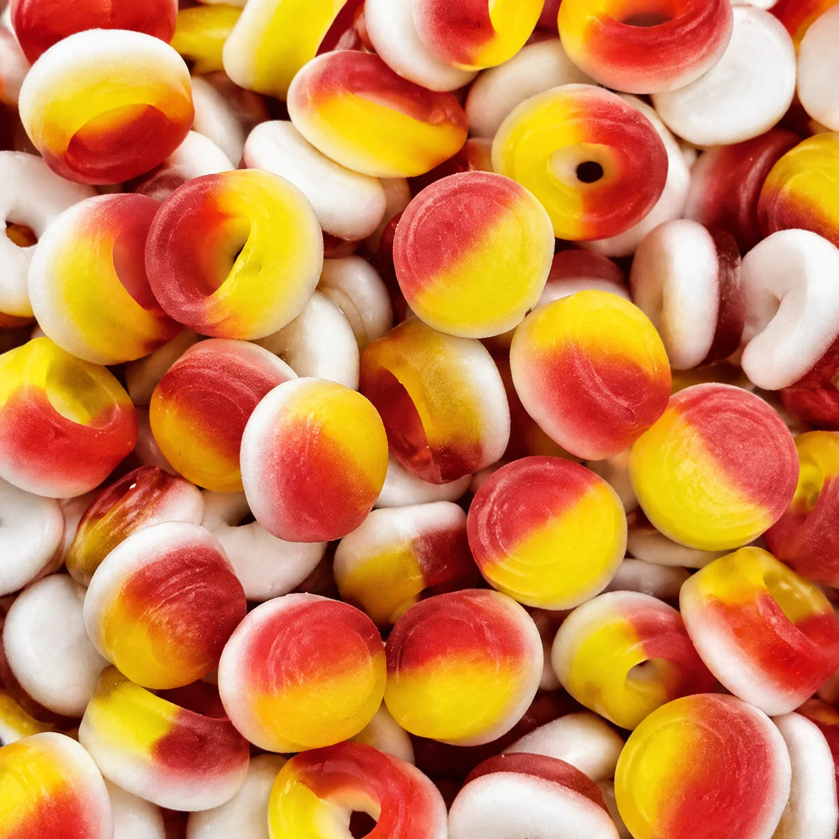 Minis Anneaux Pêche — 7 Jelly Sticks